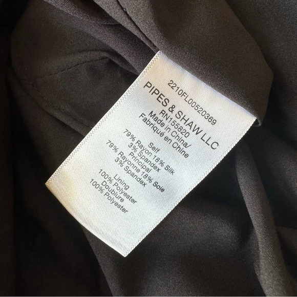 NWT Veronica Beard 8 Toki Black Velvet Ruched Square Neck LBD Cocktail Dress - Picture 7 of 10